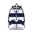 thumbnail image 1 of Daiia Anchors Vintage Canvas Backpack for Men and Women ,Hiking Backpack,Travel Laptop Bag for School,Large Capacity Backpack, 1 of 1