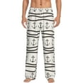 thumbnail image 1 of Daiia Anchors and Ropes Men's Sleep Pant with Pockets and Drawstring,Pajama Pants-Medium, 1 of 9