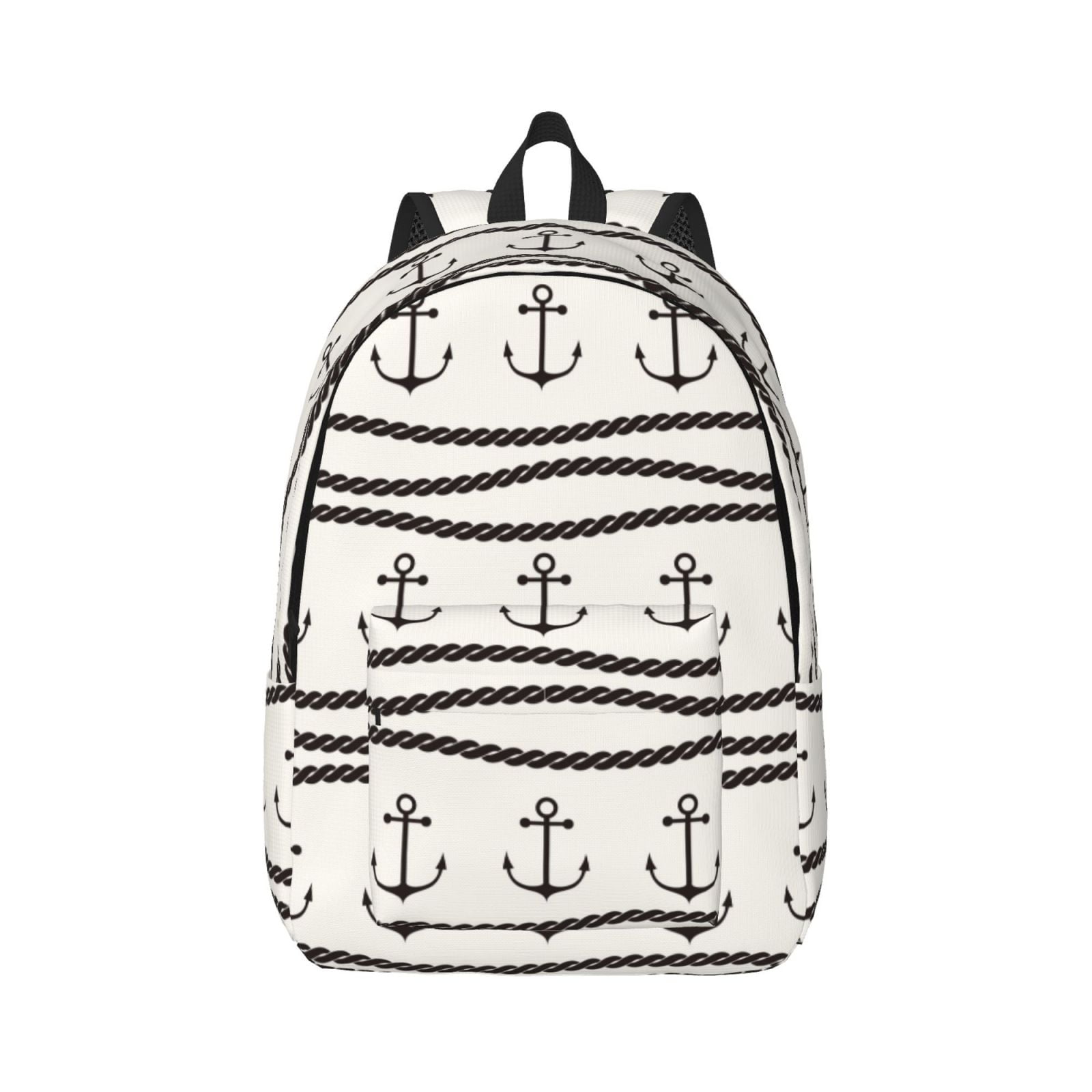 Daiia Anchors and Ropes Vintage Canvas Backpack for Men and Women ...