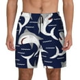 thumbnail image 1 of Daiia Angry Shark Mens Swim Trunks Swim Shorts Quick Dry Swim Shorts with Mesh Lining Pockets-X-Large, 1 of 9