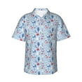 thumbnail image 1 of Daiia Animal Hawaiian Shirt for Men Gentle Cotton Regular Short Sleeve Casual-3X-Large, 1 of 9
