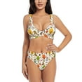 thumbnail image 1 of Daiia Animals Forest Women's Bikini Set Two Piece Swimsuit High Waisted Bikini Adjustable Straps Bikini Perfect for Beach, Pool, and Summer Vacation-Medium, 1 of 9