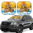 thumbnail image 1 of Daiia Animals on Noah's Ark1 2PCS Car Windshield Sun Shade, Foldable Sun Shield for Car Front Window, Auto Sun Blocker Visor Protector Universal for Truck SUV Pickup-Small, 1 of 7