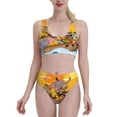 thumbnail image 1 of Daiia Animals on Noah's Ark1 printed 2 piece Swimsuit Bikinis for Women High Waisted Racerback Bathing Suits Summer Tummy Control Scoop Neck Swimwear-Large, 1 of 8