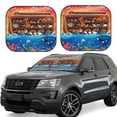 thumbnail image 1 of Daiia Animals On Noah's Ark2 2PCS Car Windshield Sun Shade, Foldable Sun Shield for Car Front Window, Auto Sun Blocker Visor Protector Universal for Truck SUV Pickup-Medium, 1 of 7