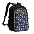 thumbnail image 1 of Daiia Astronaut Corgi Pattern USB Charging Backpack for Men and Women, Anti-Theft Backpack,Travel Backpack,School Backpack,College Backpack,Laptop Backpack, 1 of 7