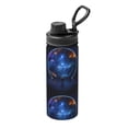 thumbnail image 1 of Daiia Astronaut Printed 18 OZ Sports Insulated Kettle Drinking Cup Water Bottle Stainless Steel Kettle Portable Cup For Gym, 1 of 7