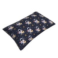 thumbnail image 1 of Daiia Astronaut Surfing Bedding Waterproof Pillow Protector Zippered Queen – Bed Bug Proof Pillow Encasement-14"x20", 1 of 6