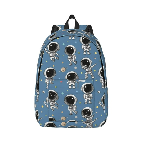 Daiia Astronaut Vintage Canvas Backpack for Men and Women ,Hiking Backpack,Travel Laptop Bag for School,Large Capacity Backpack