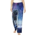 thumbnail image 1 of Daiia Astronauts Start Running Women's Sleep Pant with Pockets and Drawstring,Pajama Pants-Small, 1 of 9