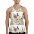 thumbnail image 1 of Daiia Autumn Garden Printed Men's Quick Dry Fit Muscle Tank Top Slim-Fit Tank Workout Tank Top Lightweight Sports Tank Top-Medium, 1 of 7
