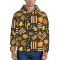 thumbnail image 1 of Daiia Autumn Harvest Pumpkin Basket for Men's Fashion Hoodies & Sweatshirts with Kangaroo Pocket Hooded Sweatshirt Breathable & Moisture Wicking-X-Large, 1 of 7