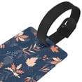 thumbnail image 1 of Daiia Autumn Leaves With Blue Durable Luggage Tags with Secure Strap Travel ID Tags Suitcase ID Tags Bag Identification Tags - Easy Identification for Men and Women, 1 of 8