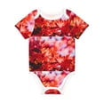 thumbnail image 1 of Daiia Autumn Maple Leaves Printed Unisex-Baby Short Sleeve Onesies Bodysuits Baby Climbing Clothes Soft and Comfortable Romper with Expandable Shoulder Design-12 Months, 1 of 8
