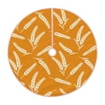 thumbnail image 1 of Daiia Autumn Orange Wheat Drawing Merry Christmas Tree Skirt , Xmas Large Lace-up Tree Skirt, Santa Snowflakes Rustic Home Decorations New Year Party Farmhouse Decor-48", 1 of 6