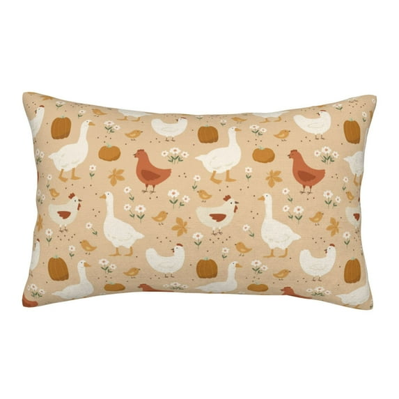 Daiia Autumn and Thanksgiving Bedding Waterproof Pillow Protector Zippered Queen – Bed Bug Proof Pillow Encasement-16"x24"