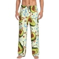 thumbnail image 1 of Daiia Avocado Doing Sport Men's Sleep Pant with Pockets and Drawstring,Pajama Pants-Small, 1 of 9