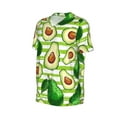 thumbnail image 1 of Daiia Avocado Green Striped Mens Baseball Jersey Button Down Shirts Short Sleeve Sports Uniforms-Medium, 1 of 9