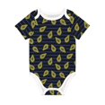 thumbnail image 1 of Daiia Avocado Printed Unisex-Baby Short Sleeve Onesies Bodysuits Baby Climbing Clothes Soft and Comfortable Romper with Expandable Shoulder Design-3 Months, 1 of 8