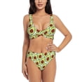 thumbnail image 1 of Daiia Avocado Women's Bikini Set Two Piece Swimsuit High Waisted Bikini Adjustable Straps Bikini Perfect for Beach, Pool, and Summer Vacation-Medium, 1 of 9