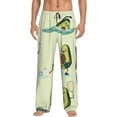 thumbnail image 1 of Daiia Avocado for Exercise Men's Sleep Pant with Pockets and Drawstring,Pajama Pants-Small, 1 of 9