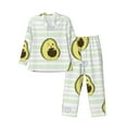 thumbnail image 1 of Daiia Avocado of a Hear for Men's Long-Sleeved Pajama Set – Soft & Comfortable Sleepwear Button-Up Pajamas Cozy Lounge Wear-X-Large, 1 of 7