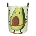 thumbnail image 1 of Daiia Avocado1 Round Laundry Basket with Handles Thickened Waterproof Circular hamper,Dirty Clothes Storage Basket for Bedroom,Bathroom,College Dorm-Medium, 1 of 8