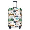 thumbnail image 1 of Daiia Back To School A Luggage Cover, Thickened Washable Travel Luggage Covers, Elastic Unique Baggage Covers for 18-20 inch Luggage-Large, 1 of 9