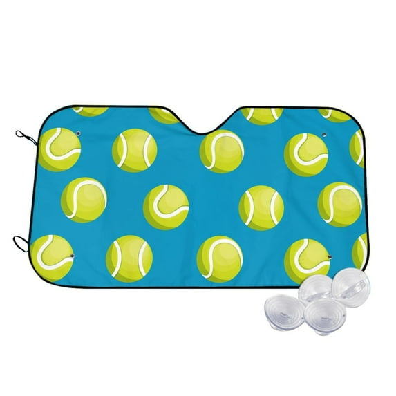 Daiia Ball Tennis Windshield Sun Shade for Car SUV Truck (Small ), Car Sun Shade Windshield, Car Shades for Front Windows, Sunshade for Car Windshield