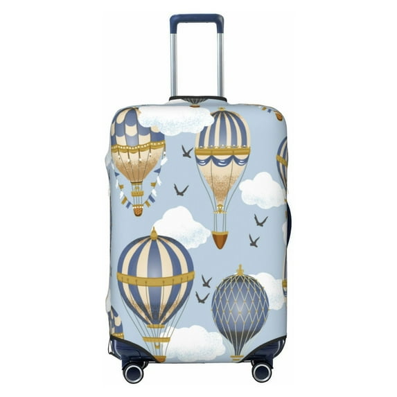 Daiia Balloon Vintage Luggage Cover, Thickened Washable Travel Luggage Covers, Elastic Unique Baggage Covers for 18-20 inch Luggage-Large