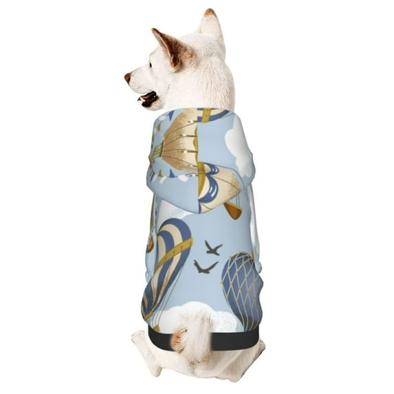 Daiia Balloon Vintage Pets Wear Hoodies ,Pet Dog Clothes,Puppy Hoodies,Dog Hoodies Costumes Pet Sweaters-Size Name