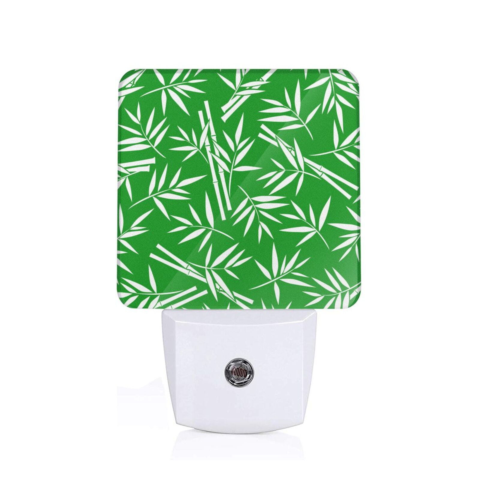 Daiia Bamboo Pattern Plugin LED Backlit Night Light with Motion Sensor