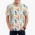 thumbnail image 1 of Daiia Barbecue Gnomes Pattern Men’s Polo Shirts,Solid Deck Shirt,Classic Fit, Breathable Cotton Polo for Casual and Sport Wear-X-Large, 1 of 7