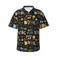 thumbnail image 1 of Daiia Basketball Hawaiian Shirt for Men Gentle Cotton Regular Short Sleeve Casual-Small, 1 of 9