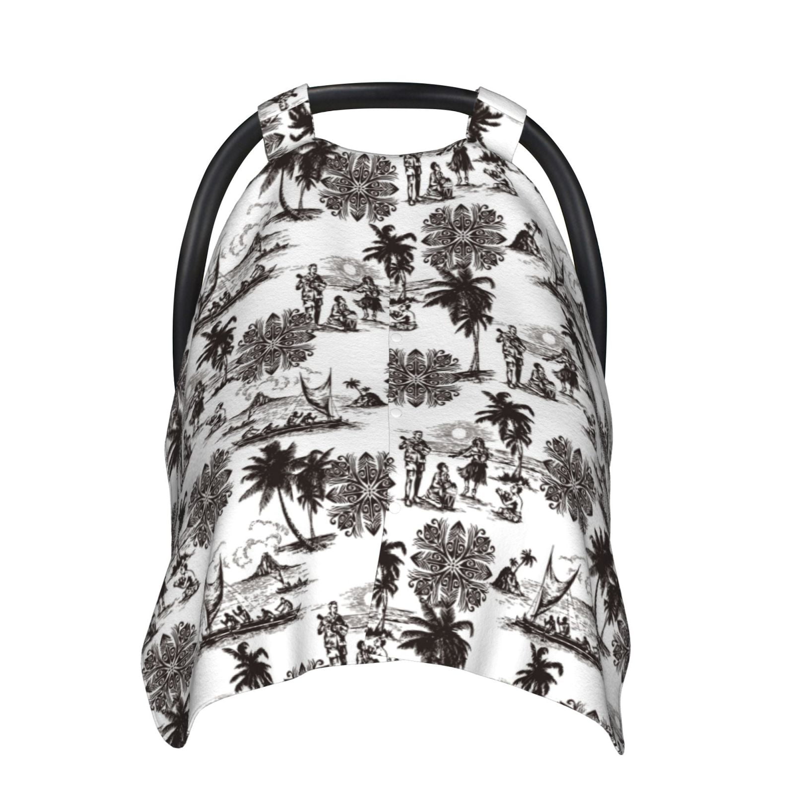 Beach Pattern Print Pet Car Seat Cover main image 0