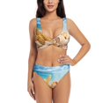 thumbnail image 1 of Daiia Beach Starfish Shell Women's Bikini Set Two Piece Swimsuit High Waisted Bikini Adjustable Straps Bikini Perfect for Beach, Pool, and Summer Vacation-XX-Large, 1 of 9