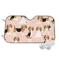 thumbnail image 1 of Daiia Beagle Dog On Brown Windshield Sun Shade for Car SUV Truck (Medium ), Car Sun Shade Windshield, Car Shades for Front Windows, Sunshade for Car Windshield, 1 of 7