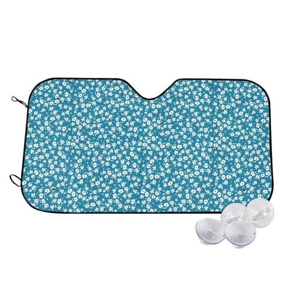 Daiia Beautiful Floral Windshield Sun Shade for Car SUV Truck ( ), Car Sun Shade Windshield, Car Shades for Front Windows, Sunshade for Car Windshield