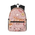 thumbnail image 1 of Daiia Beautiful Fox School Backpack for Men Women, Unisex Large Waterproof Bookbag Schoolbag Casual Daypack for High School/College/Teens/Travel/Work Black, 1 of 8