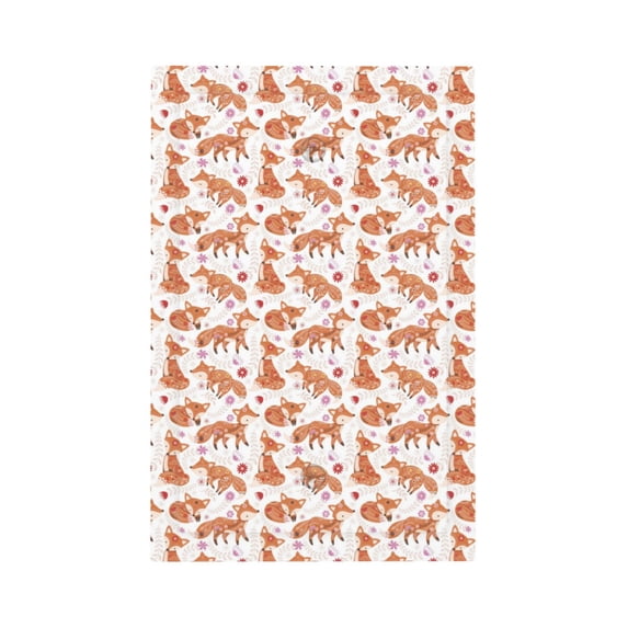 Daiia Beautiful Fox1 Pattern Decorator Wall Plate Child Safe Outlet Cover, Switch and Outlet Covers,Size 1-Gang 5.0" x3.0" , Polycarbonate Thermoplastic-Style V