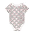 thumbnail image 1 of Daiia Beautiful Rabbit1 Printed Unisex-Baby Short Sleeve Onesies Bodysuits Baby Climbing Clothes Soft and Comfortable Romper with Expandable Shoulder Design-6 Months, 1 of 8
