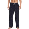 thumbnail image 1 of Daiia Beautiful Roses Men's Sleep Pant with Pockets and Drawstring,Pajama Pants-X-Large, 1 of 9