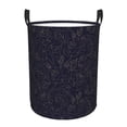 thumbnail image 1 of Daiia Beautiful Roses Round Laundry Basket with Handles Thickened Waterproof Circular hamper,Dirty Clothes Storage Basket for Bedroom,Bathroom,College Dorm-Small, 1 of 8