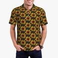 thumbnail image 1 of Daiia Beautiful Sunflower Pattern Men’s Polo Shirts,Solid Deck Shirt,Classic Fit, Breathable Cotton Polo for Casual and Sport Wear-X-Large, 1 of 7