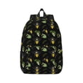 thumbnail image 1 of Daiia Bee Floral Vintage Canvas Backpack for Men and Women ,Hiking Backpack,Travel Laptop Bag for School,Large Capacity Backpack, 1 of 8