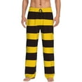 thumbnail image 1 of Daiia Bee Stripe Men's Sleep Pant with Pockets and Drawstring,Pajama Pants-XX-Large, 1 of 9