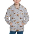 thumbnail image 1 of Daiia Bee for Boys Fashion Hoodies & Sweatshirts with Kangaroo Pocket,Hooded Sweatshirt for Kid, Breathable& Moisture Wicking-X-Large, 1 of 6