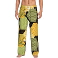 thumbnail image 1 of Daiia Bee honey Men's Sleep Pant with Pockets and Drawstring,Pajama Pants-Small, 1 of 9