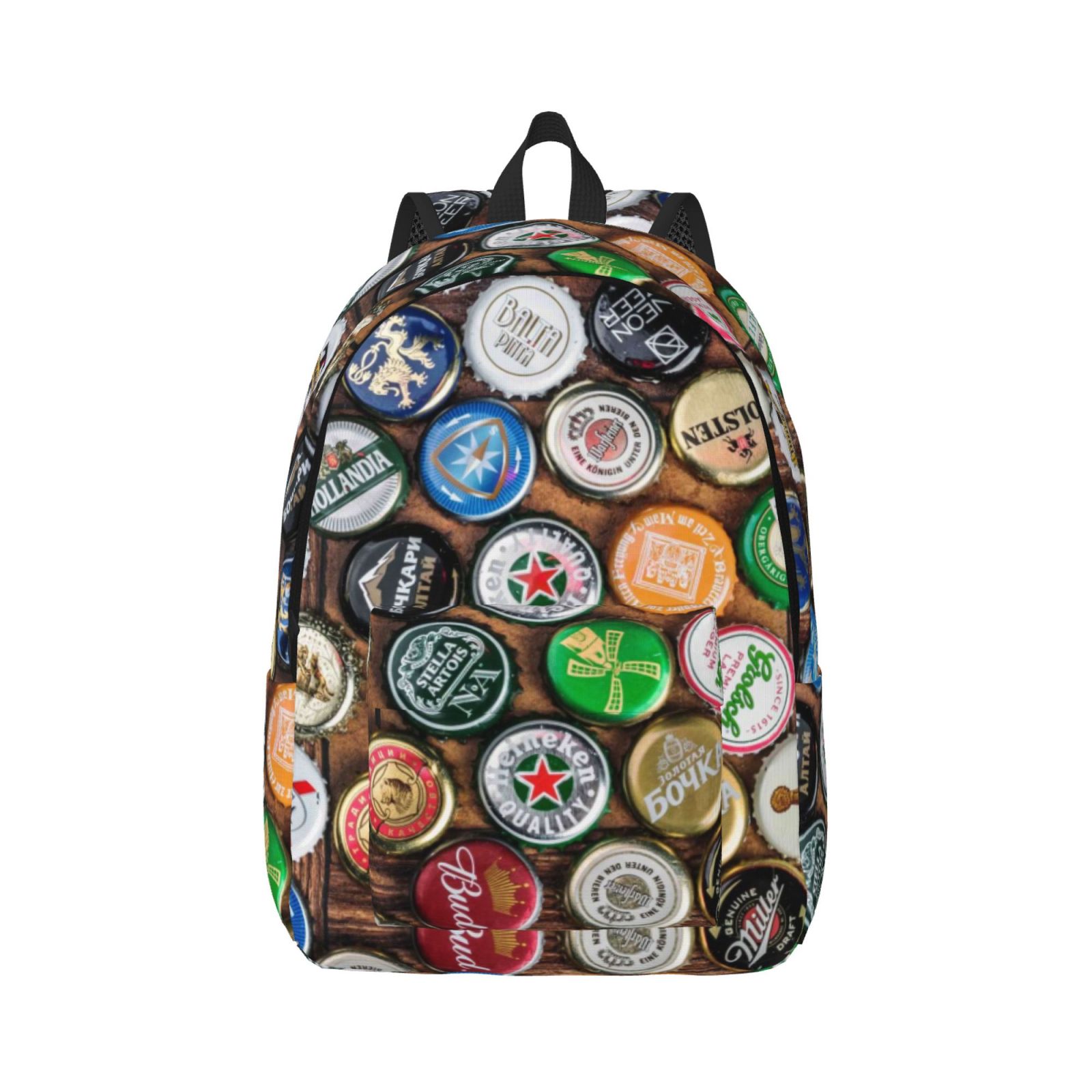 Daiia Beer Caps Vintage Canvas Backpack for Men and Women ,Hiking ...