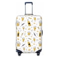 thumbnail image 1 of Daiia Beer Luggage Cover, Thickened Washable Travel Luggage Covers, Elastic Unique Baggage Covers for 18-20 inch Luggage-Large, 1 of 9